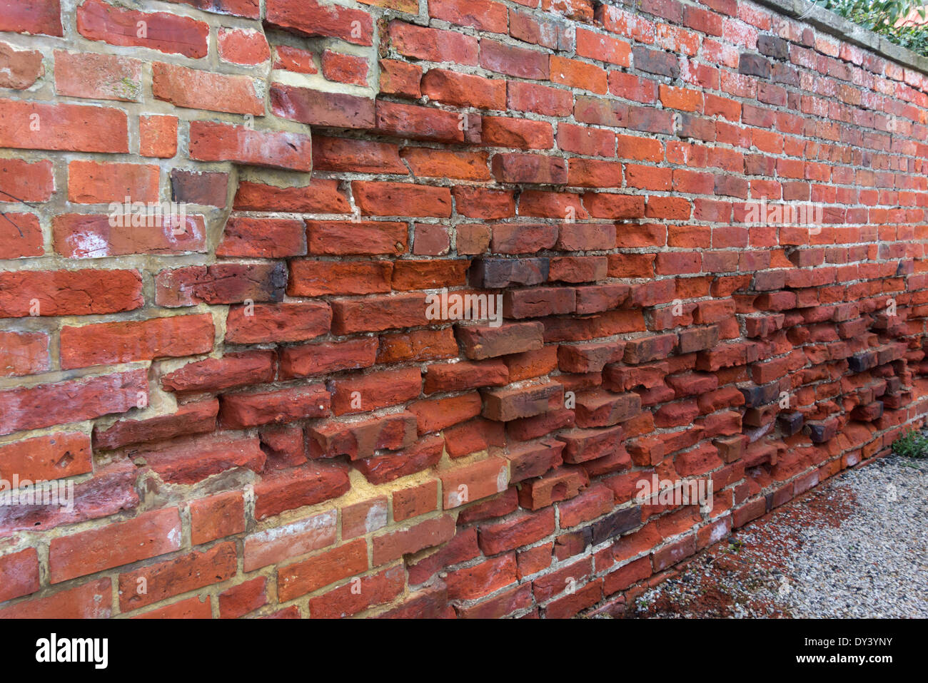 Bricks damaged by weather hires stock photography and images Alamy