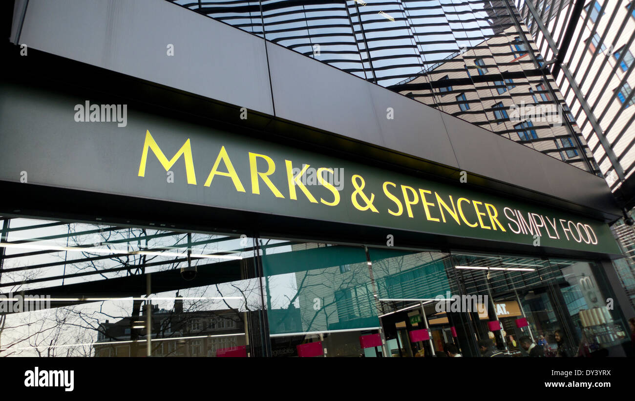 Marks and spencer food sign hires stock photography and images Alamy
