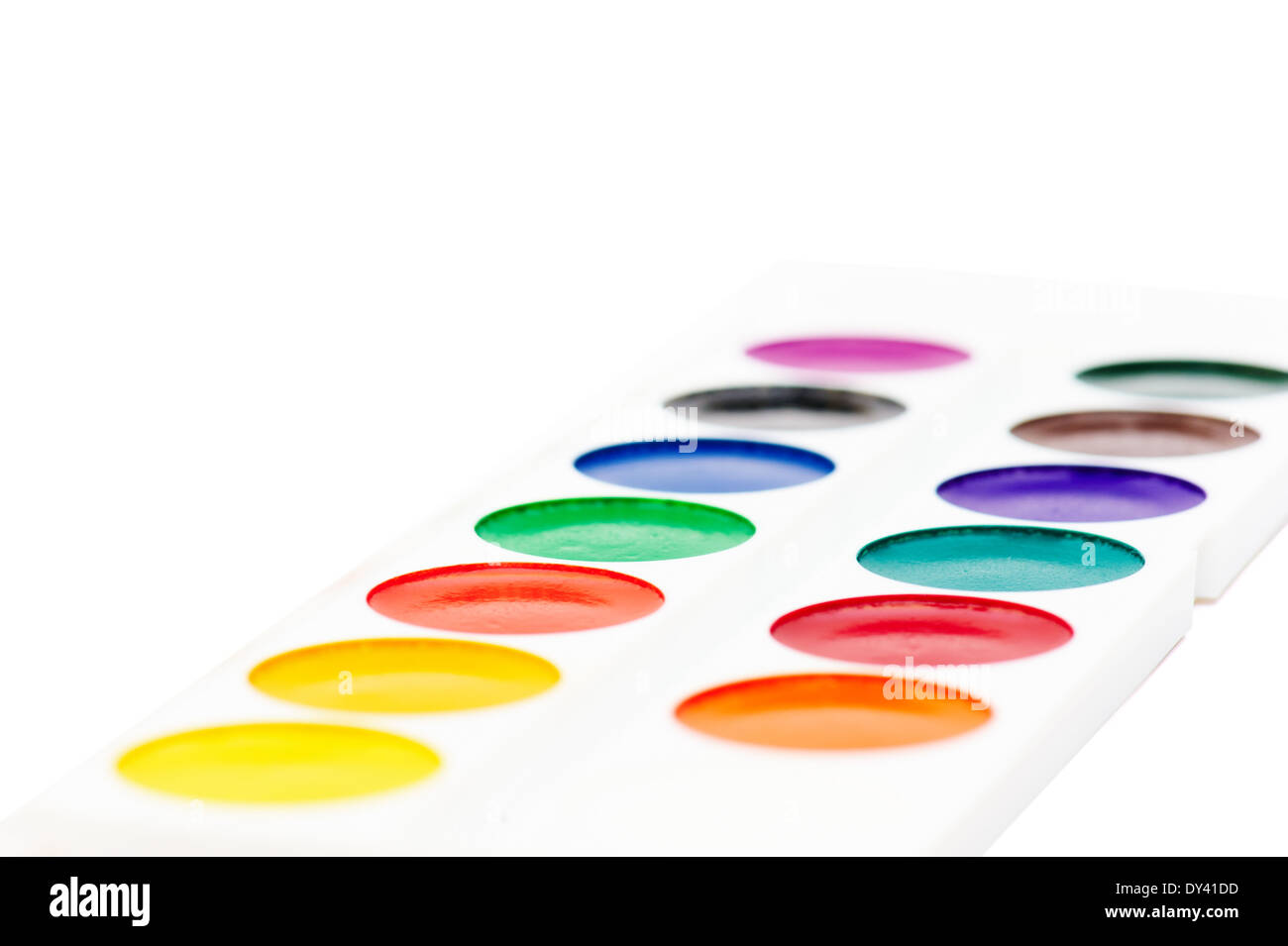 Paints a water colour Stock Photo - Alamy