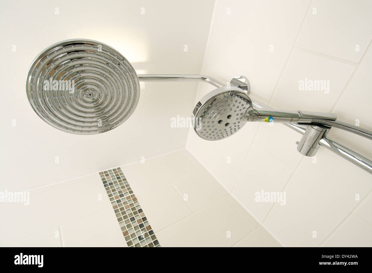 Environmental Shower in B&B, UK Stock Photo Alamy