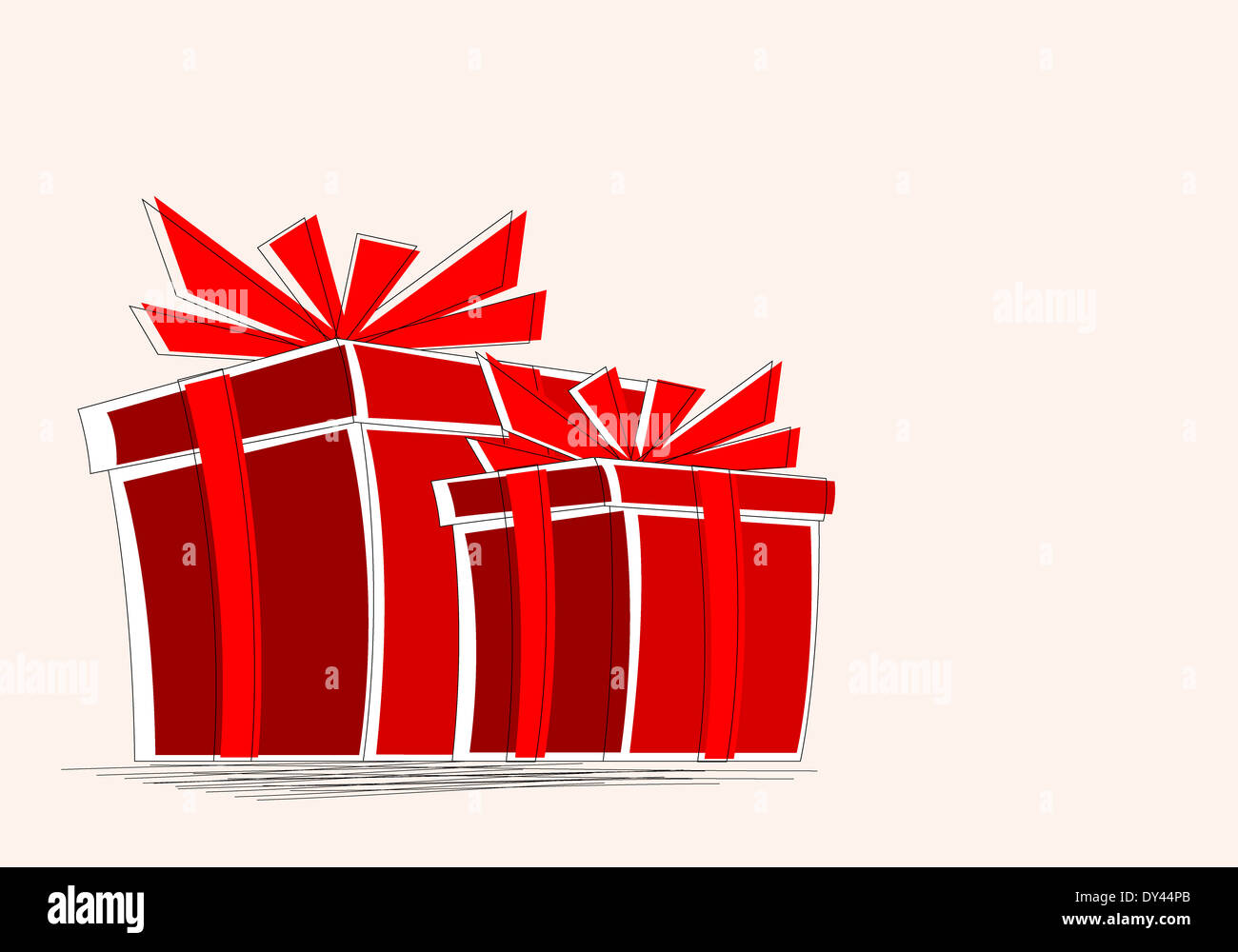 Two red box Stock Photo - Alamy