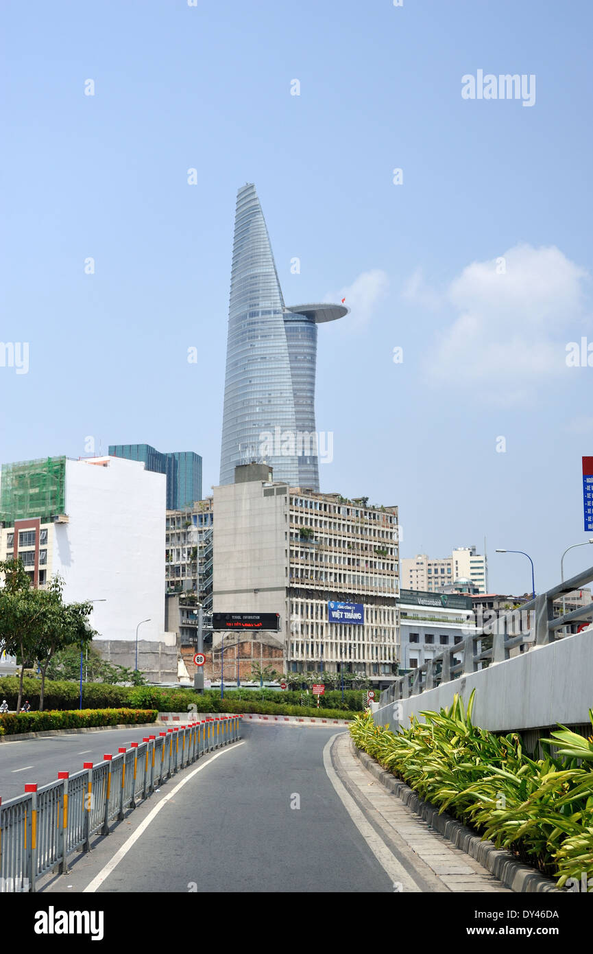 Bitexco Financial Tower Ho Chi Minh City Saigon Stock Photo