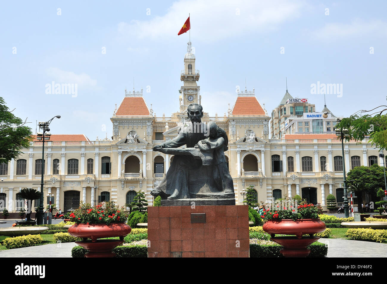 City Hall in Ho Chi Minh City Saigon Vietnam Stock Photo