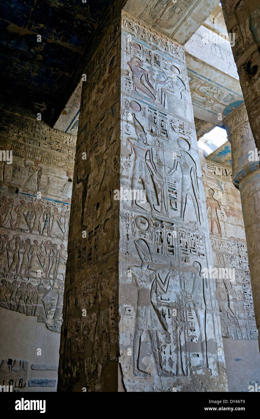 Temple of Ramses III (1198-1167 b.C. – XX° Dyn.) at Medinet Habu ...