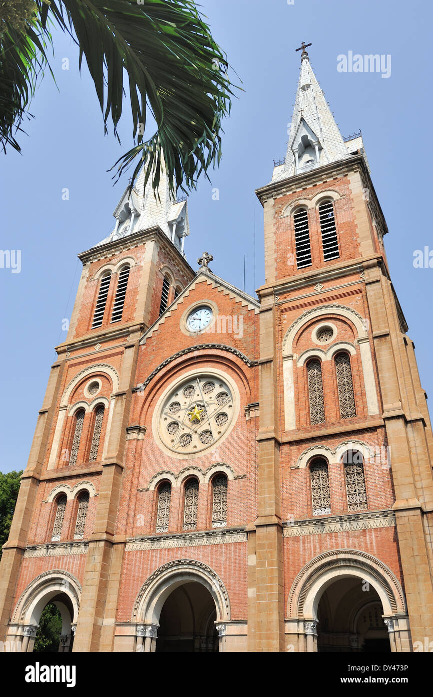 Saigon Notre-Dame Basilica Ho Chi Minh City Stock Photo