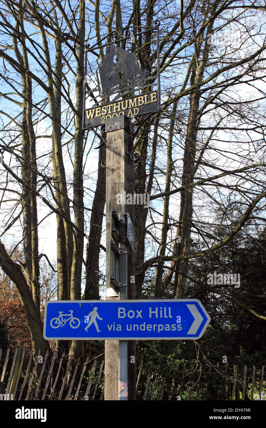 Dorking sign hi-res stock photography and images - Alamy