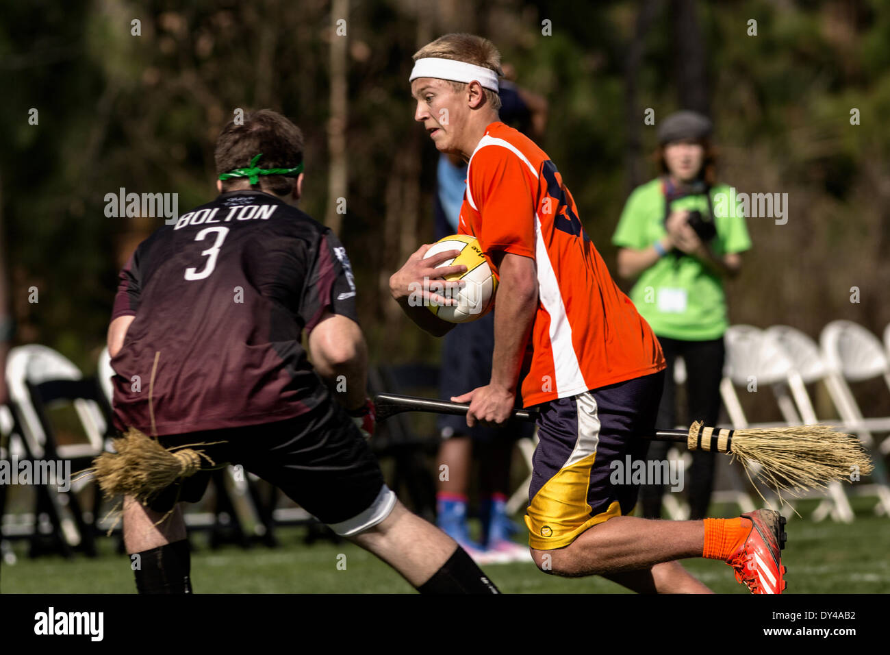 Game action during the Quidditch World Cup on April 5, 2014 in Myrtle ...