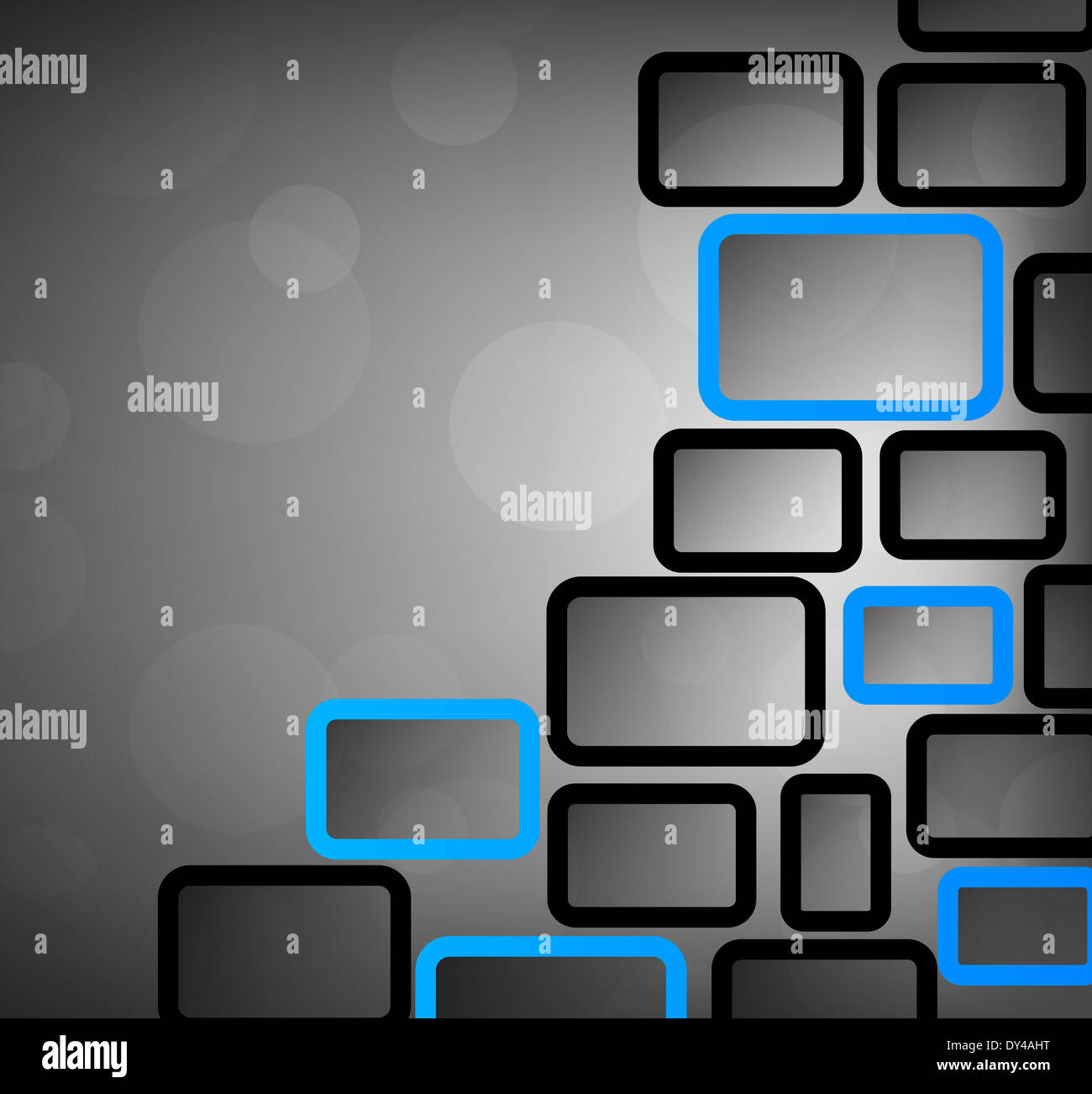 Grey squares abstract tech background hi-res stock photography and ...