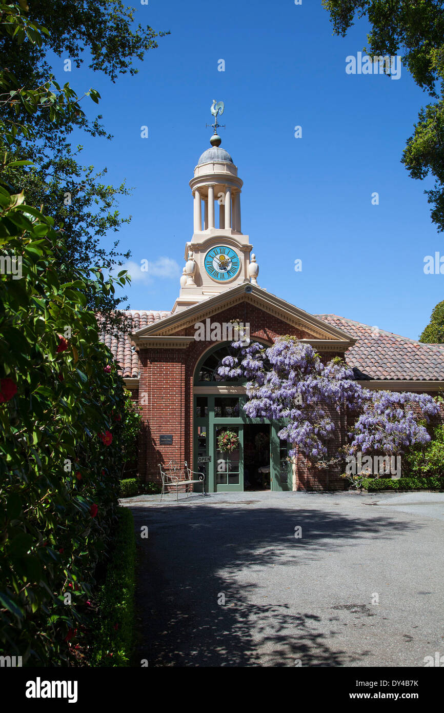 The back door into the gift shop at the Filoli Estate Stock Photo Alamy