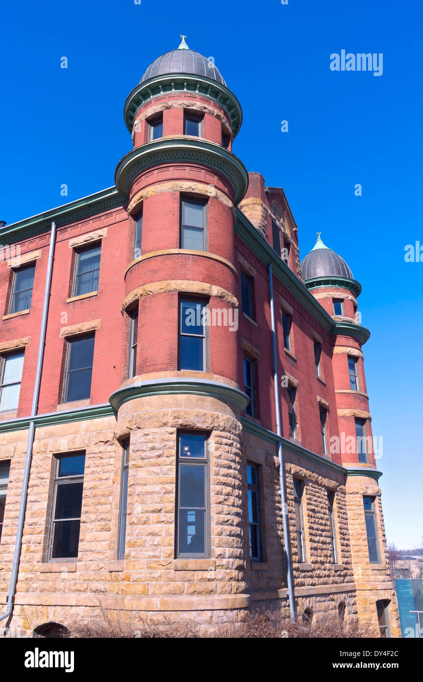 south saint paul old stockyards exchange building of richardsonian romanesque style architecture Stock Photo