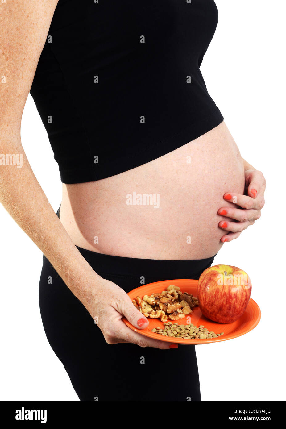 healthy eating, vegetarian or vegan pregnancy Stock Photo Alamy