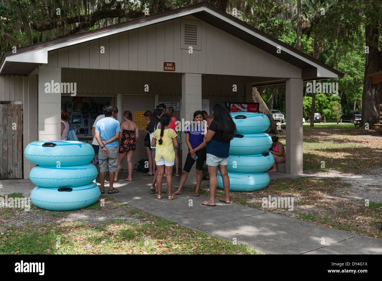 Deleon Springs State Park Florida rental of Paddle Boats, Canoes