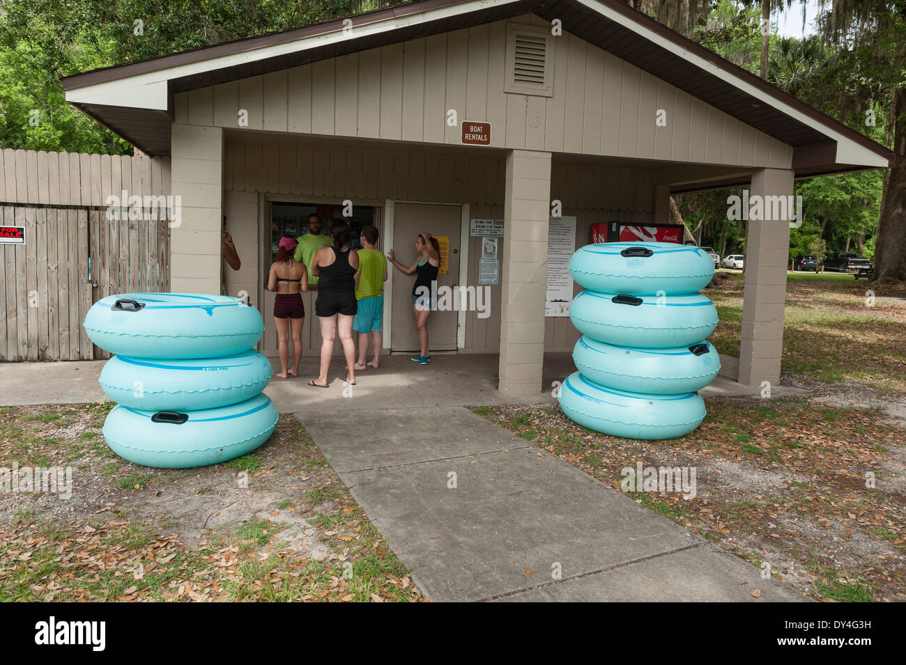 Deleon Springs State Park Florida rental of Paddle Boats, Canoes