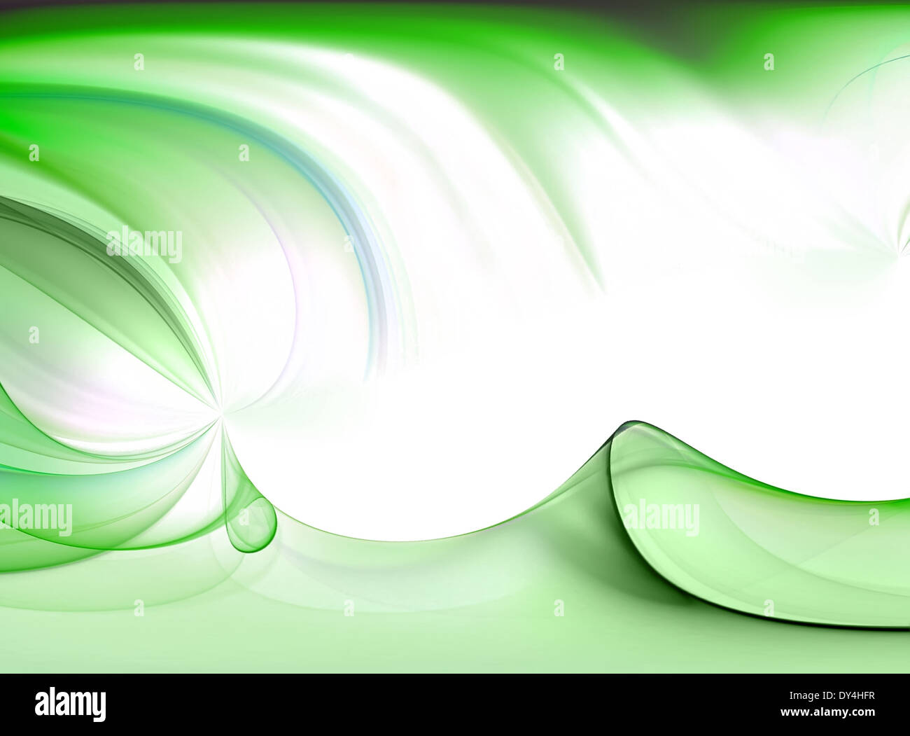 Abstract green swirl background Stock Photo Alamy