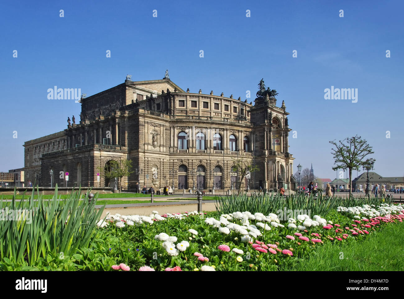 Dresden Semperoper 06 Stock Photo