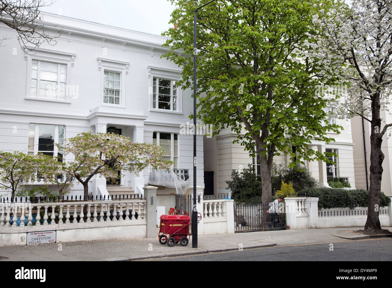Chepstows Villas in Nottinghill Gate W11 London UK Stock Photo Alamy