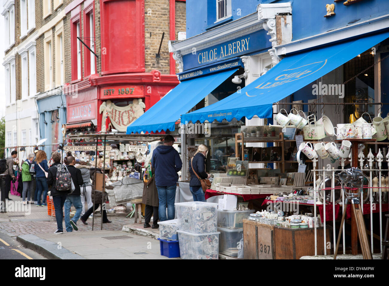 Portobello road market hires stock photography and images Alamy