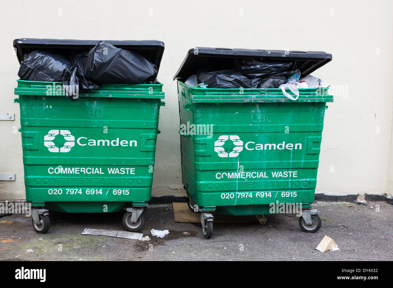 Recycling bins camden london hi-res stock photography and images - Alamy