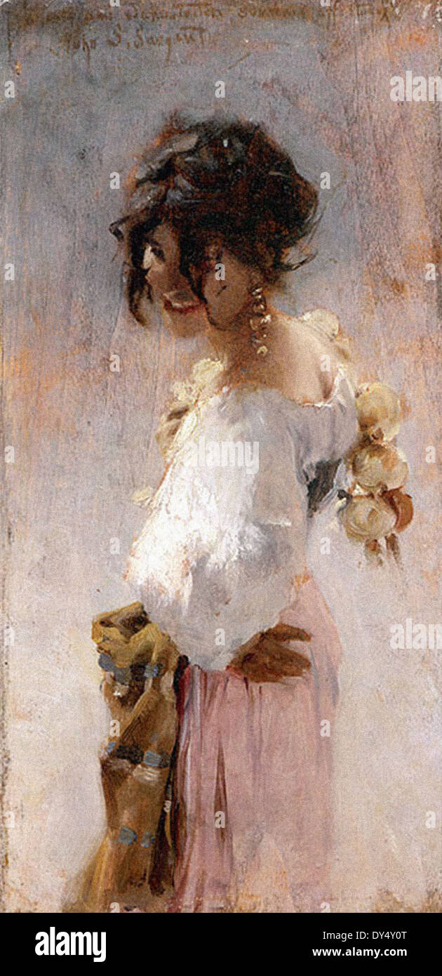 John Singer Sargent Rosina Stock Photo