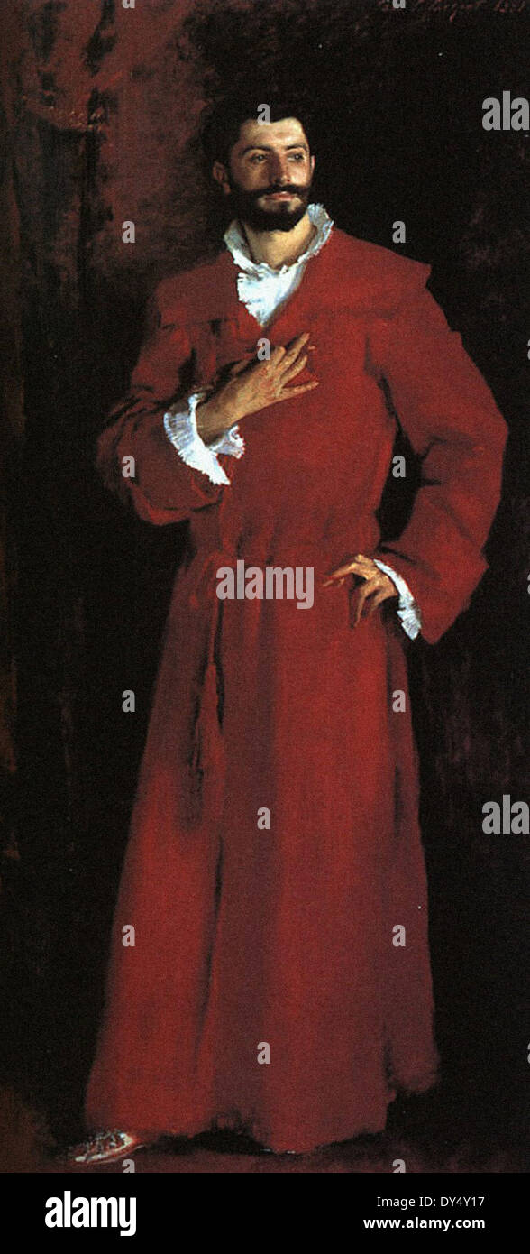 John Singer Sargent Dr. Samuel Jean Pozzi at Home Stock Photo