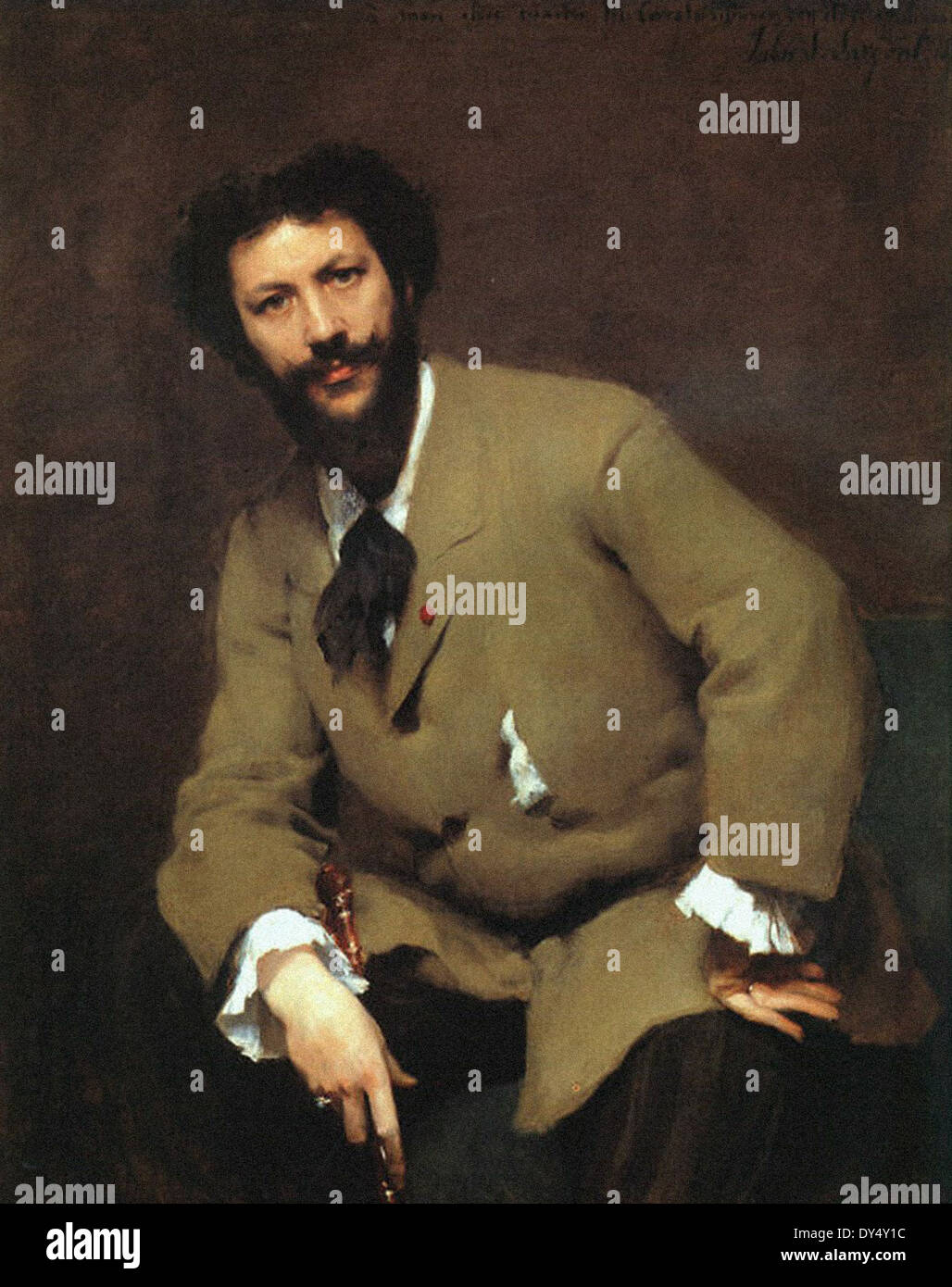 John Singer Sargent Portrait of Carolus-Duran Stock Photo