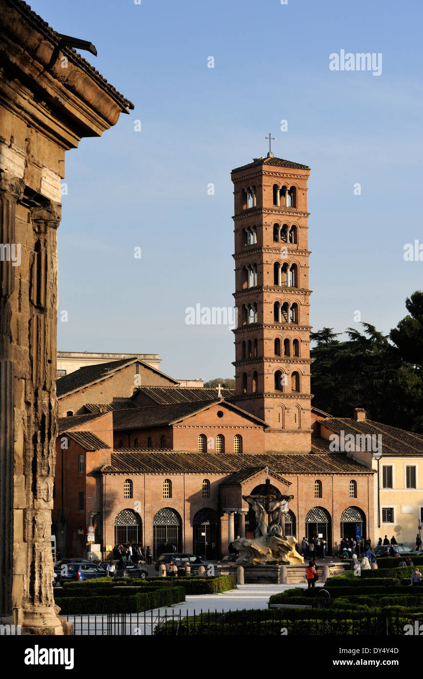 italy, rome, basilica di santa maria in cosmedin Stock Photo