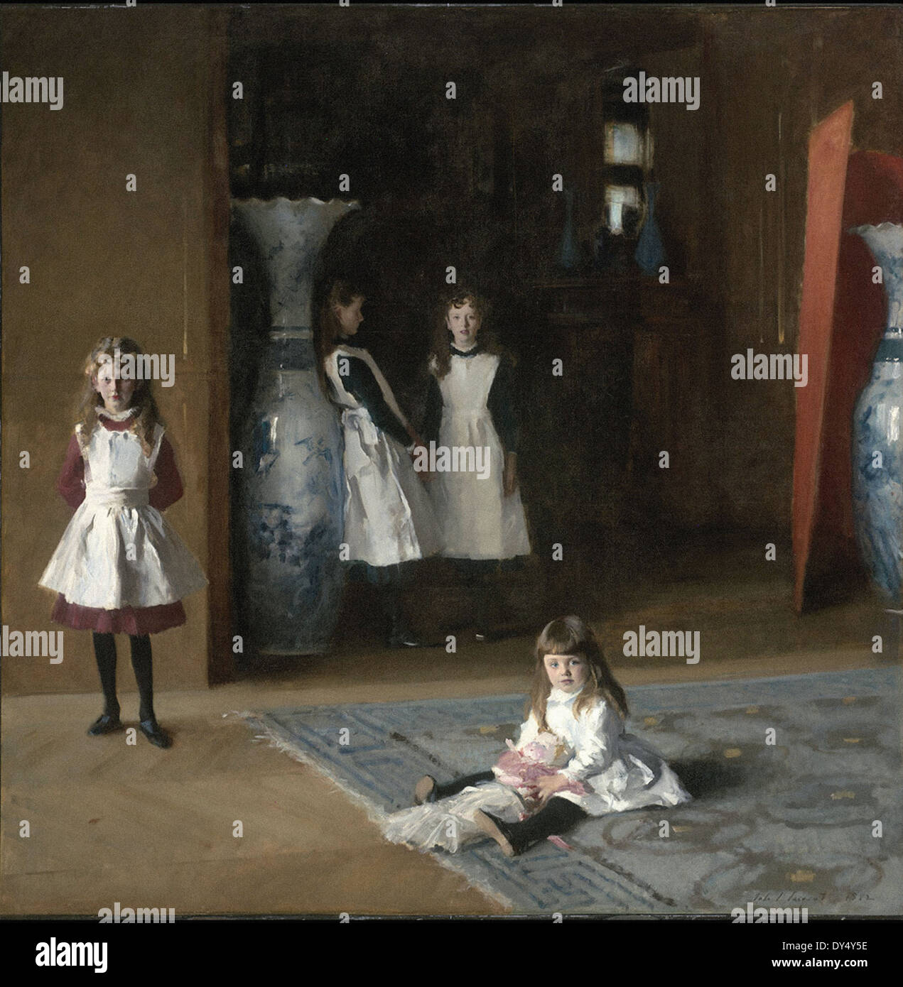 John Singer Sargent Daughters of Edward D. Boit Stock Photo