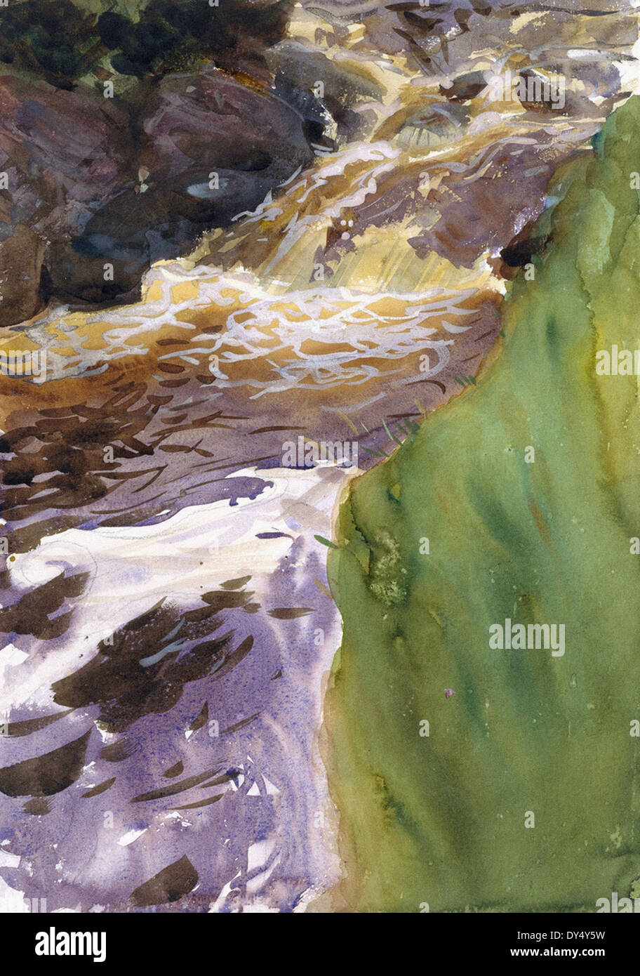 John Singer Sargent Rushing Water Stock Photo