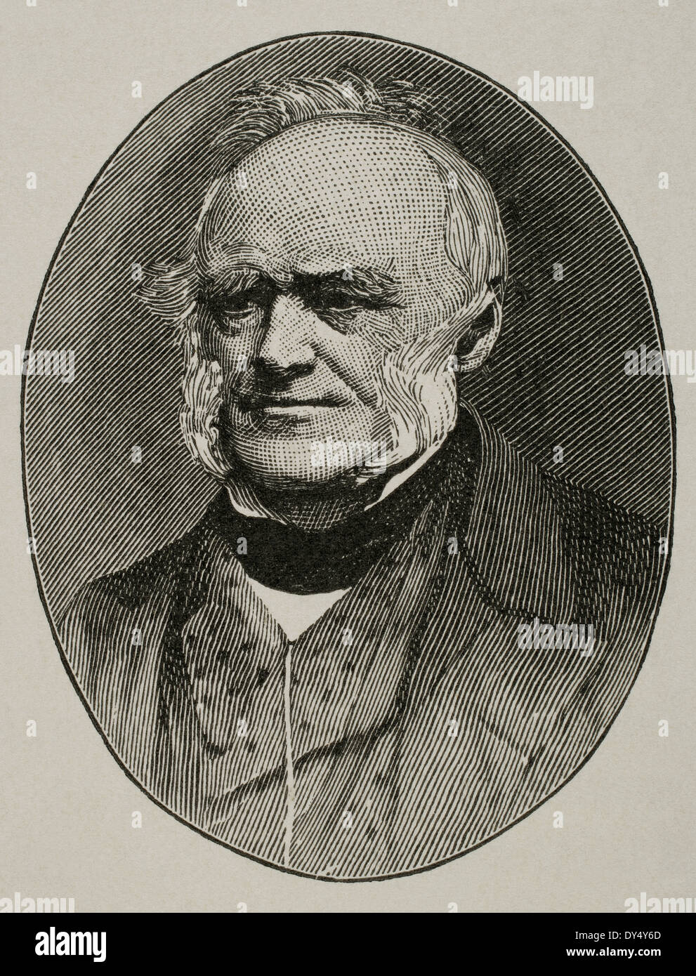 Charles Lyell (1797-1875). British lawyer and geologist. Engraving. Universal History, 19th century. Stock Photo
