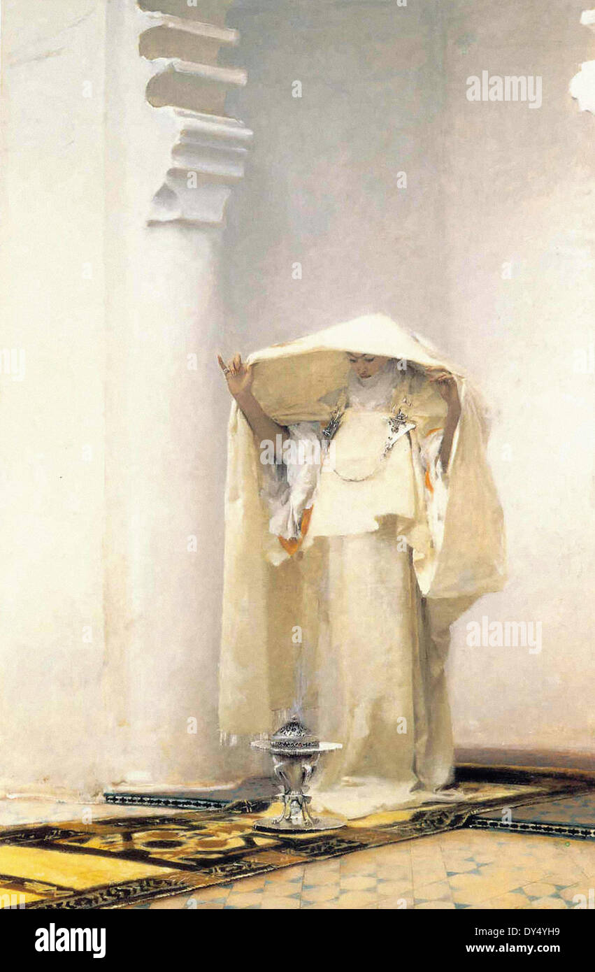 John Singer Sargent Smoke of Ambergris Stock Photo