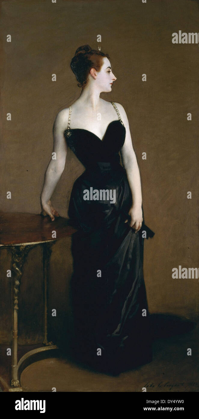 John Singer Sargent Madame X (Madame Pierre Gautreau) Stock Photo