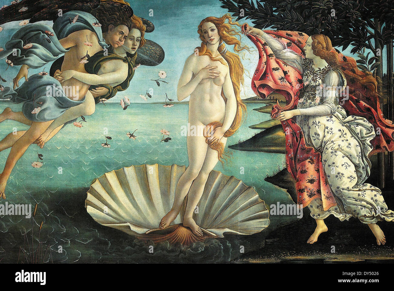 Sandro Botticelli The Birth of Venus Stock Photo