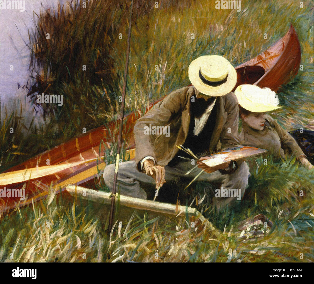 John Singer Sargent An Out-of-Doors Study Stock Photo