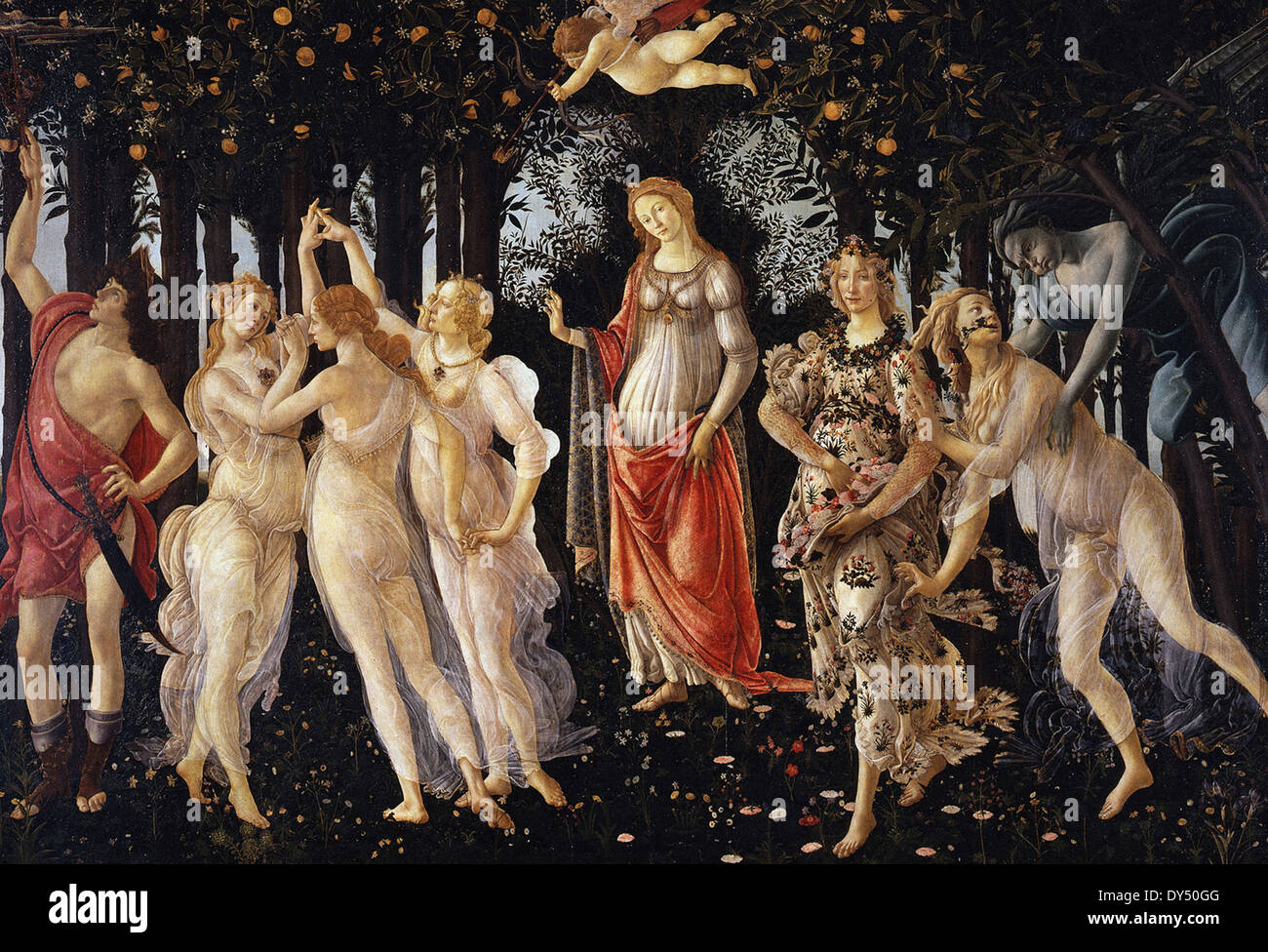 Botticelli primavera hi-res stock photography and images - Alamy
