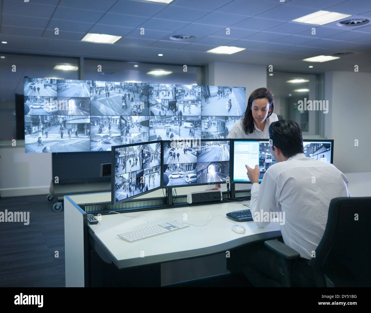 Cctv Control Room High Resolution Stock Photography and Images Alamy