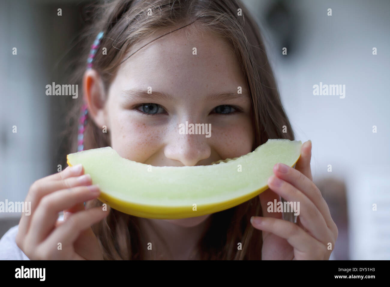 Melon Munching stock image. Image of eating, licking, amusing - 8013381