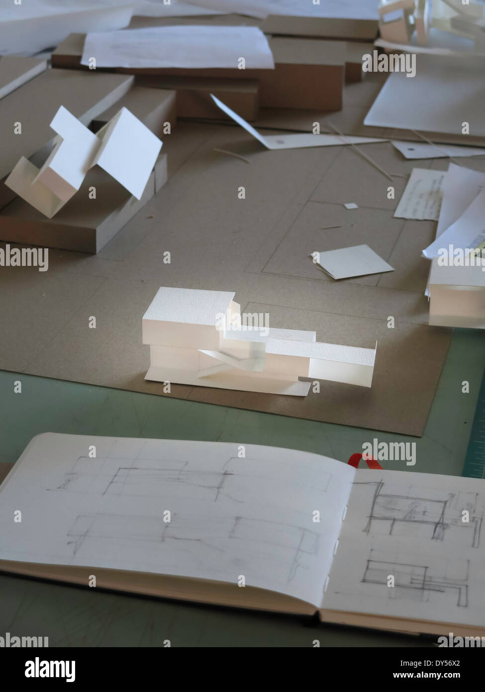 Building Models, Sketch Books, Drawing Studio Classroom, Architecture