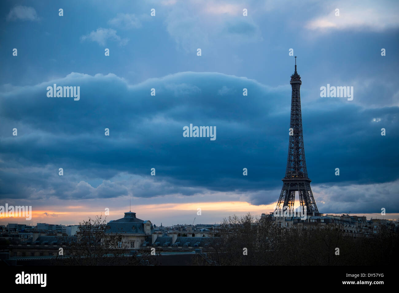 The Eiffel Tower, Paris, France. Stock Photo
