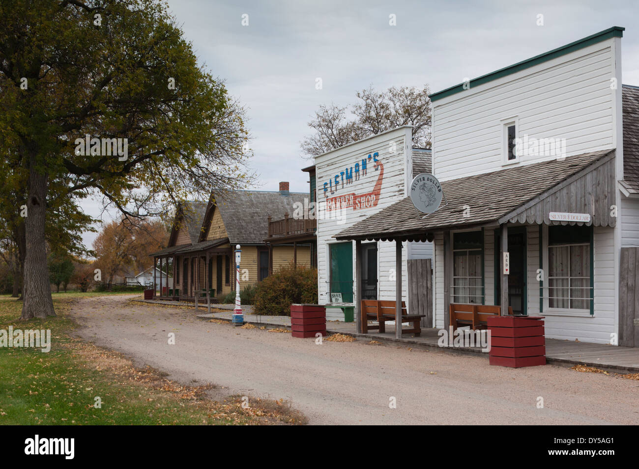 USA, Nebraska, Grand Island, Stuhr Museum Of The Prairie Pioneer Stock ...