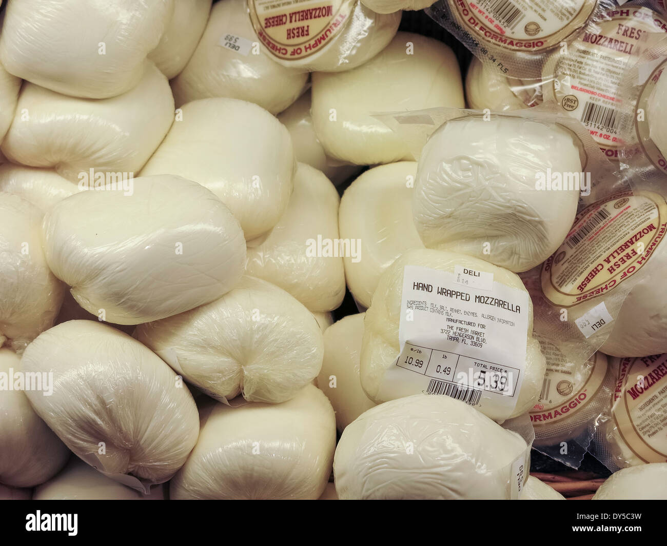 Hand Wrapped Mozzarella Balls, Deli Section, Loaves of Freshly Baked