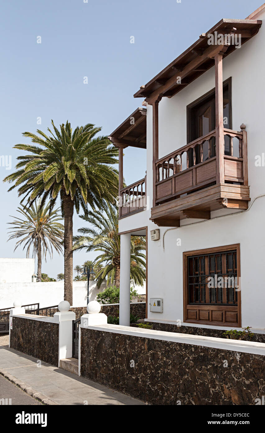 Canarian balcony, Haria, Lanzarote, Canary Islands, Spain Stock Photo