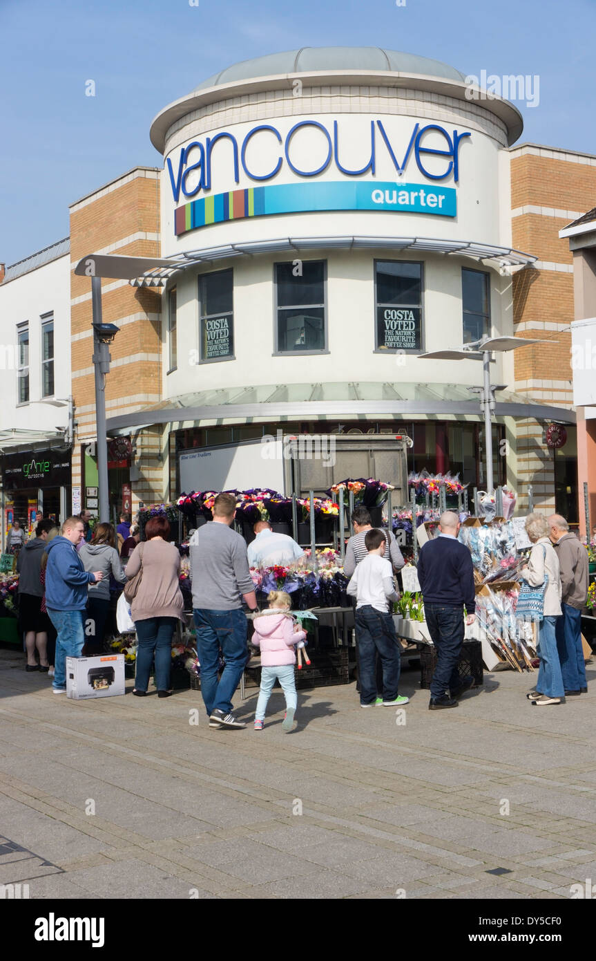 The Vancouver Quarter shopping centre, based on Broad Street in King's