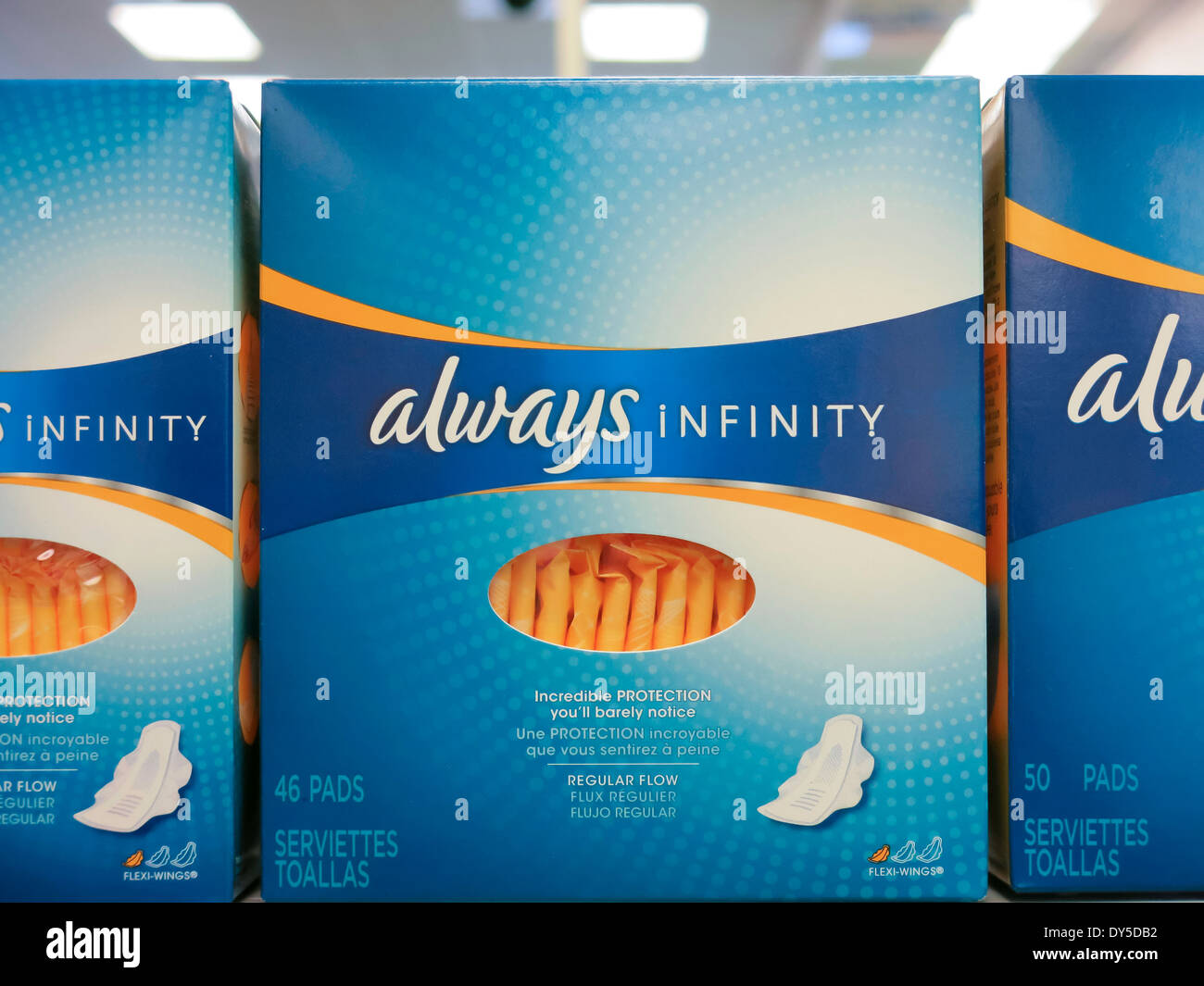 Always Infinity Feminine Hygiene, CVS Drugstore, USA Stock Photo Alamy