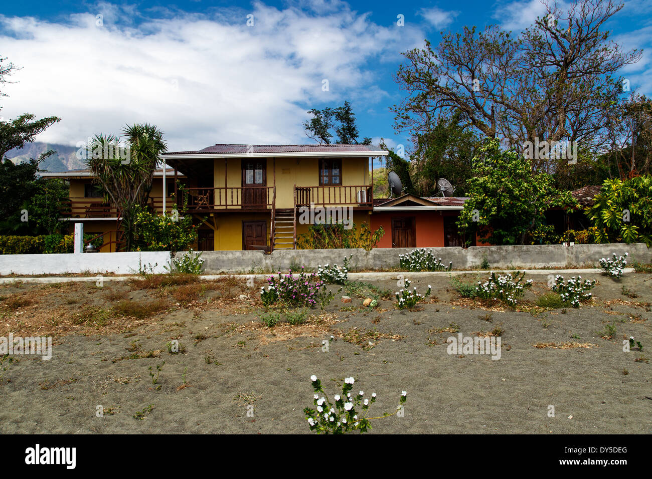 house in beach in Ometepe Island Stock Photo Alamy