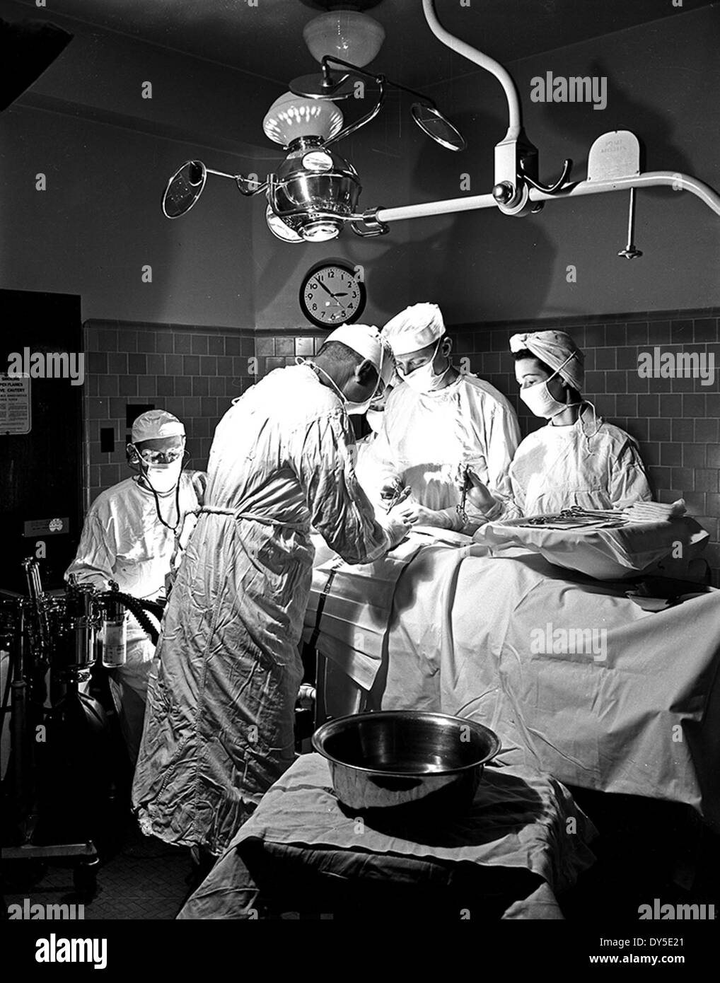 [Army Hospital Operating Room, Pepperell Manufacturing Company] Stock Photo