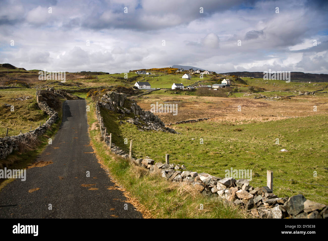 Ireland, Co Donegal, Marble Hill, road to Dunfanaghy Stock Photo Alamy