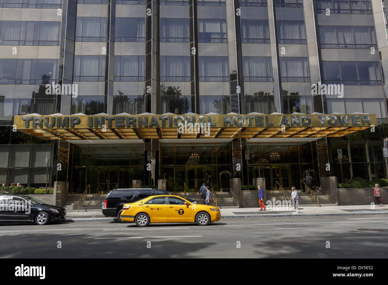Trump International Hotel and Tower entrance New York Stock Photo