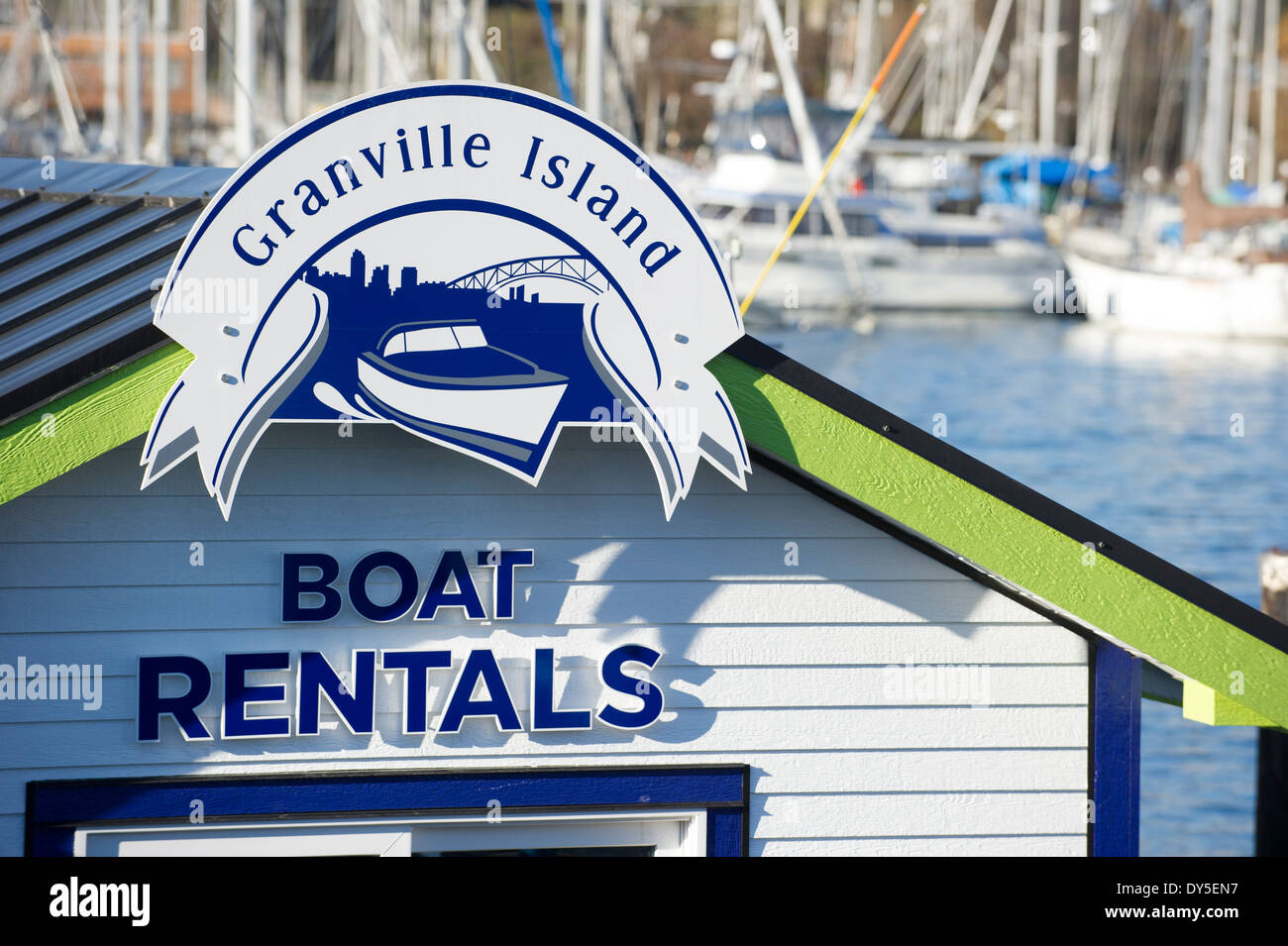 Granville island boat rentals hires stock photography and images Alamy