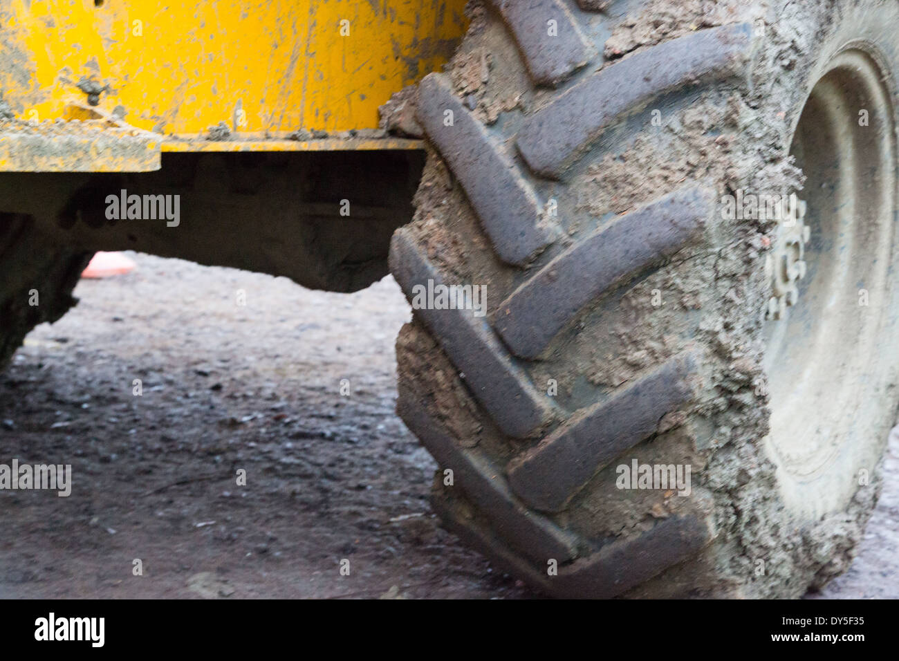 tyre of a dump truck Stock Photo - Alamy