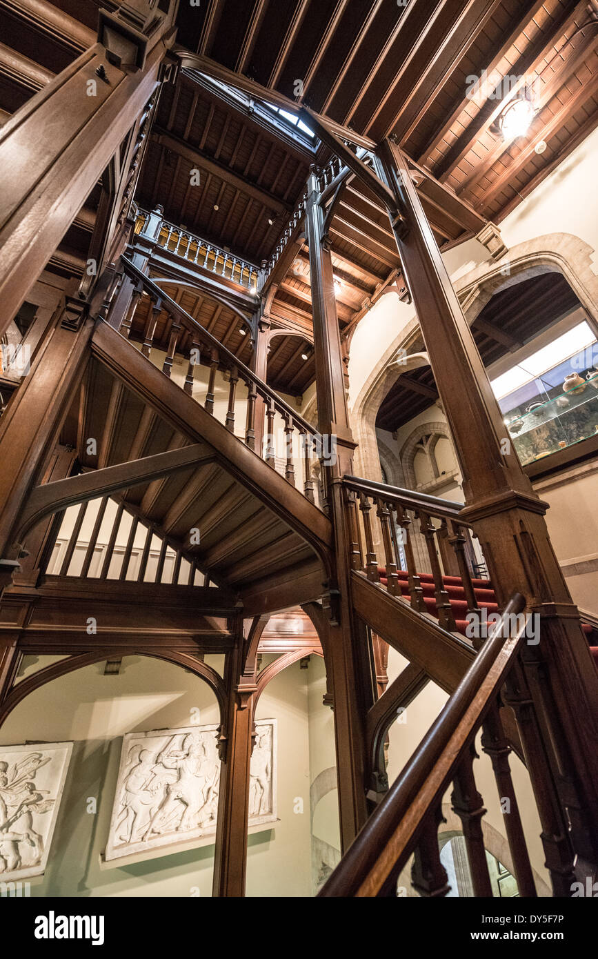 at the Museum of the City of Brussels. The museum is dedicated to the history and folklore of the town of Brussels, its development from its beginnings to today, which it presents through paintings, sculptures, tapistries, engravings, photos and models. Stock Photo